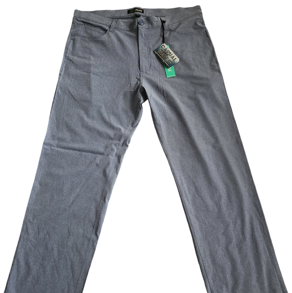 NWT Mens 18 Greens Golf Pants Size 36x32 Blue